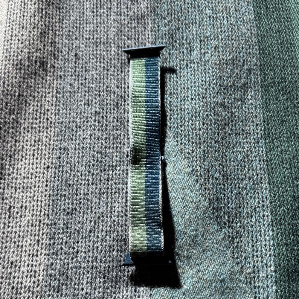 Apple Watch Band in Olive and navy blue- 41mm